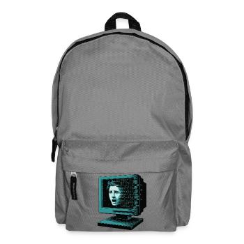 IA rétroglitch Retroglitch Computer Terror - Sac à dos - gris éléphant - Devant