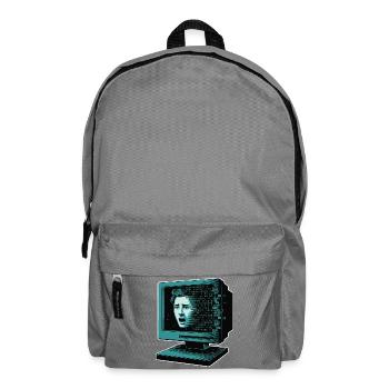 IA rétroglitch Retroglitch Computer Terror - Sac à dos - gris éléphant - Devant