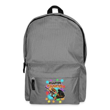 Maître peintre expert en paintball - Sac à dos - gris éléphant - Devant