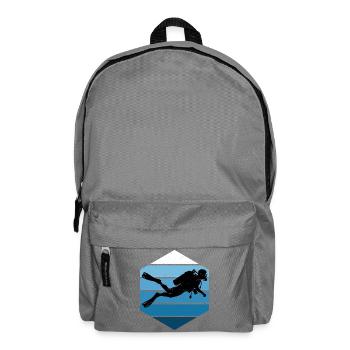 Scuba Diving Gift Idea for Underwater Adventures - Backpack - elephant grey - Front