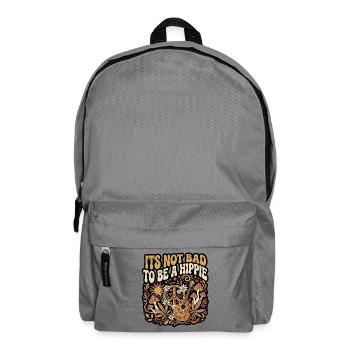 Hippie Peace 60s - Backpack - elephant grey - Front