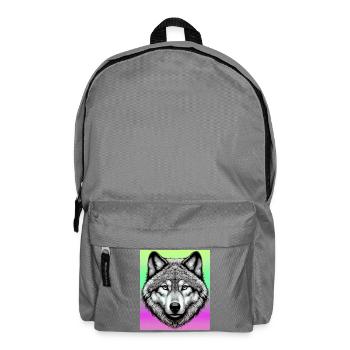 Wolf - Rucksack - Mittelgrau - Vorne