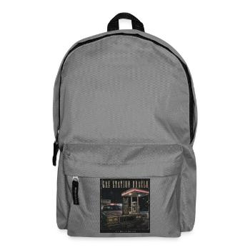 Station-service Oracle Cat Motif Vintage Tendance LowFi - Sac à dos - gris éléphant - Devant