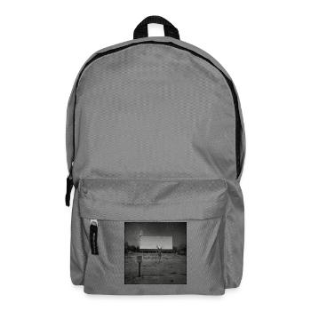 Lost Places Cinema Deer Black & White Art Animal - Backpack - elephant grey - Front