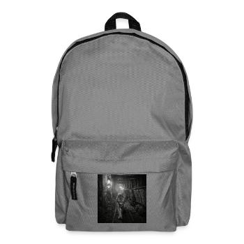 Wildcat Mine Noir Série Vintage Animal Crime - Sac à dos - gris éléphant - Devant