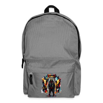 Geometric Ninja - Backpack - elephant grey - Front