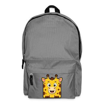 Giraffe - Rucksack - Mittelgrau - Vorne