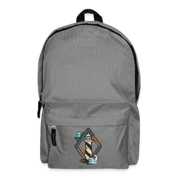 Lighthouse Beyond the Horizon - Backpack - elephant grey - Front