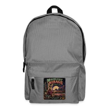 Vintage Motel Spruch Wüste Oldtimer Halloween - Rucksack - Mittelgrau - Vorne