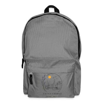 Saint-Tropez Hafen Blick - Rucksack - Mittelgrau - Vorne
