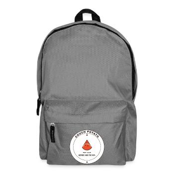Couch Potato Laufclub Logo - Rucksack - Mittelgrau - Vorne