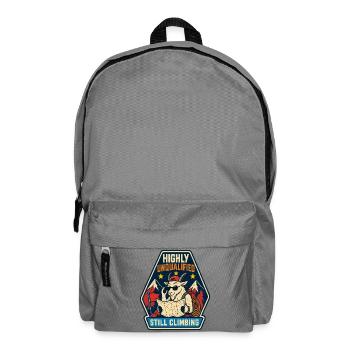 Chèvre grimpante encore très peu qualifiée - Sac à dos - gris éléphant - Devant