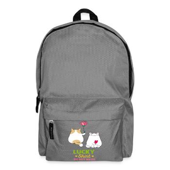 Katzenliebe - Rucksack - Mittelgrau - Vorne