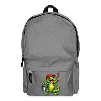 Chameleon with color - Backpack - elephant grey - Front