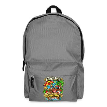 Coole Kokosnuss - Rucksack - Mittelgrau - Vorne