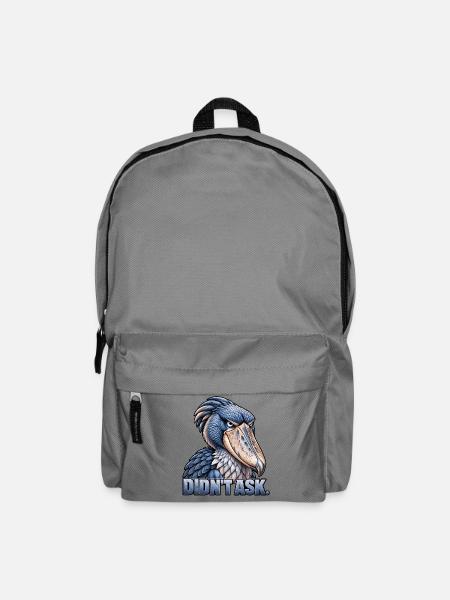 Shoebill – Hat nicht gefragt - Rucksack - Mittelgrau