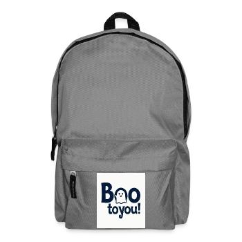 Buh an dich Ghost Design - Rucksack - Mittelgrau - Vorne