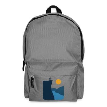 Preikestolen – Norwegian Landmark - Backpack - elephant grey - Front
