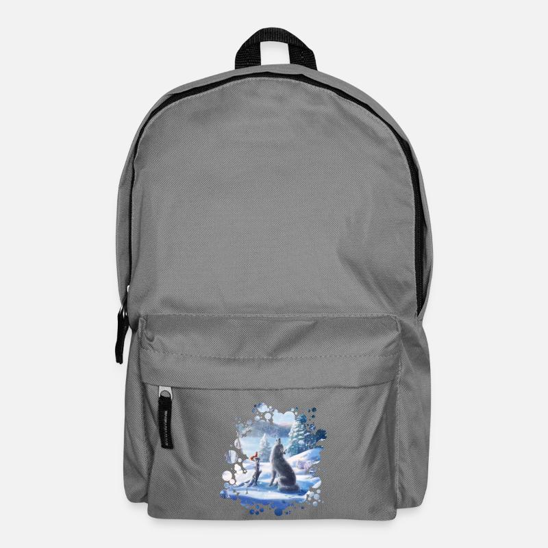 Freunde (Winterzauber) - Rucksack - Mittelgrau