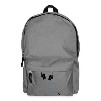 kopfhörer headphones DJ - Rucksack - Mittelgrau - Vorne