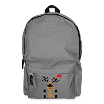 Weihnachten - Rucksack - Mittelgrau - Vorne