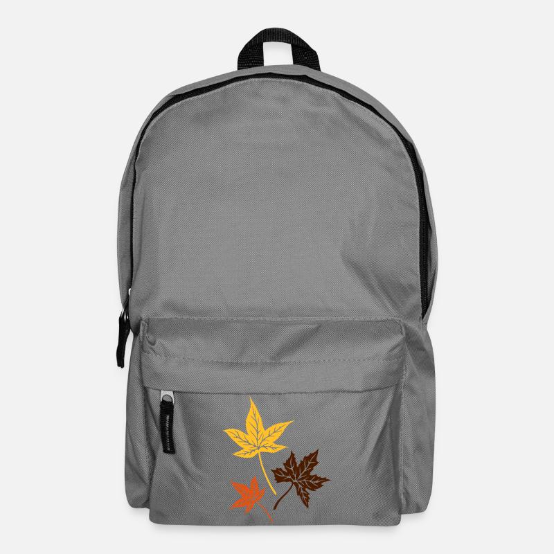 Ahorn Herbstblätter Herbst Blätter - Rucksack - Mittelgrau