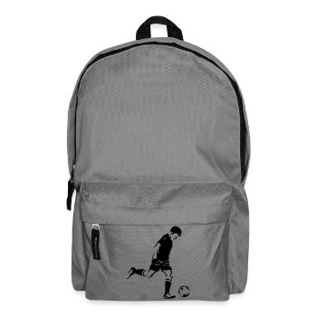 Fussballspieler Motiv - Rucksack - Mittelgrau - Vorne