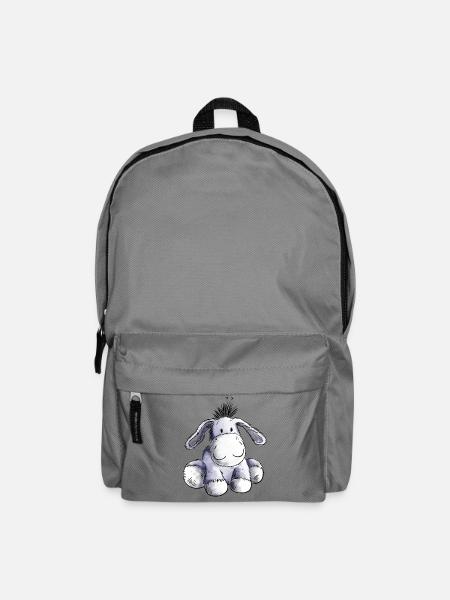 Süßes Esel Baby I Kinder Geschenk - Rucksack - Mittelgrau