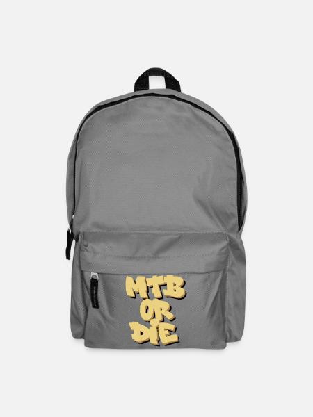 MTB Or Die – Trail und Downhill Design - Rucksack - Mittelgrau