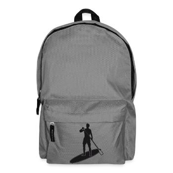 Stand up paddling - Man with paddle board - Backpack - elephant grey - Front