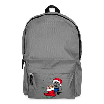 my first christmas - Rucksack - Mittelgrau - Vorne
