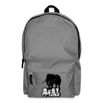 Meilleur ami de l’éléphant - Sac à dos - gris éléphant - Devant