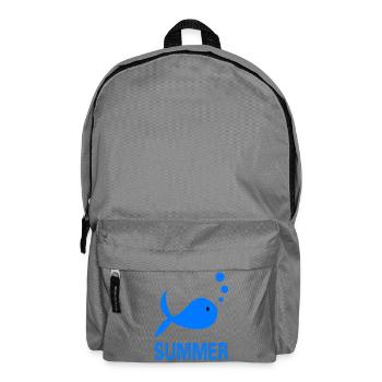 FISCH. APRILSCHERZ. FEIERTAG. SOMMER. OSTERN - Rucksack - Mittelgrau - Vorne