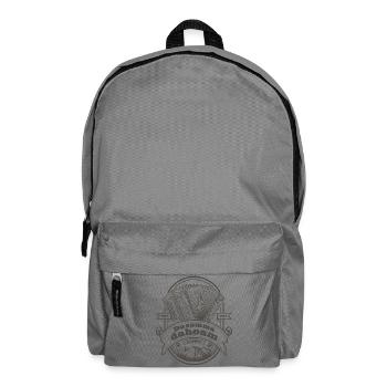Ziach Vintage Label - Do samma dahoam | ZiachON! - Rucksack - Mittelgrau - Vorne