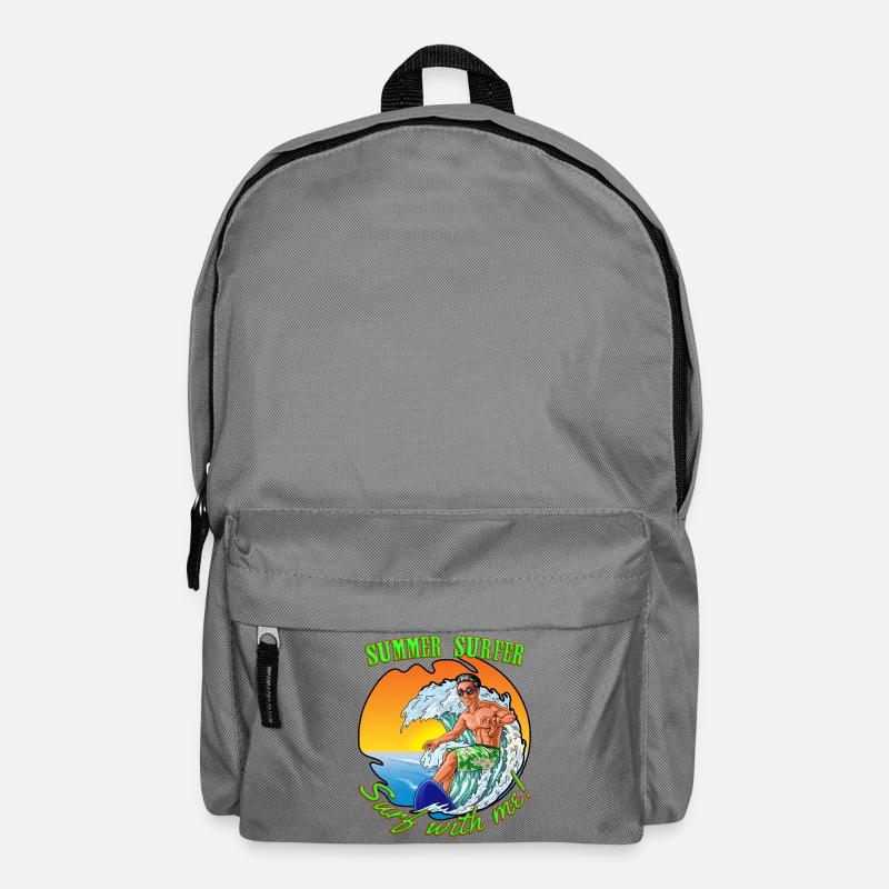 Surfeur d’été - Sac à dos - gris éléphant