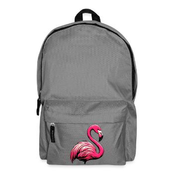 Flamingo - Rucksack - Mittelgrau - Vorne