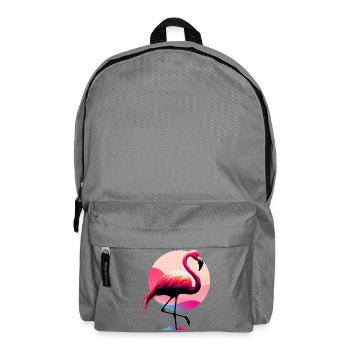 Flamingo - Rucksack - Mittelgrau - Vorne