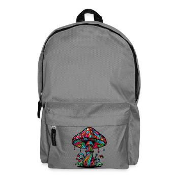 Fungo Funghi Mushroom Mushrooms - Backpack - elephant grey - Front