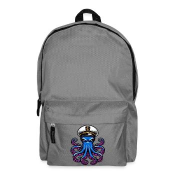 Krake - Rucksack - Mittelgrau - Vorne