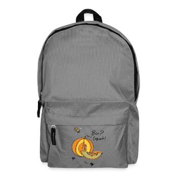 Biologist, Pumpkin, Ants - Backpack - elephant grey - Front