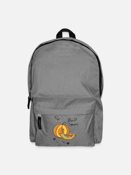 Biologe, Kürbis, Ameisen - Rucksack - Mittelgrau
