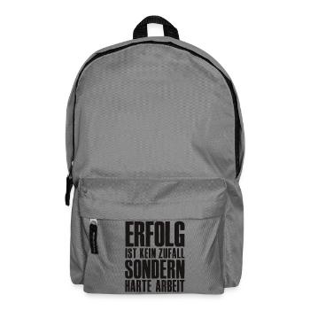 Erfolg Spruch für Gründer Unternehmer Startup - Rucksack - Mittelgrau - Vorne