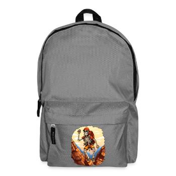 Skelett Wandern / Bergsteiger Skelette - Rucksack - Mittelgrau - Vorne