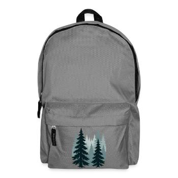 Misty Pines - Backpack - elephant grey - Front