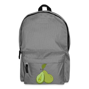 Illustration artistique de poire - Sac à dos - gris éléphant - Devant