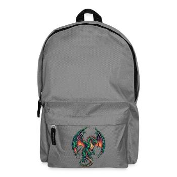 Drachen - Rucksack - Mittelgrau - Vorne