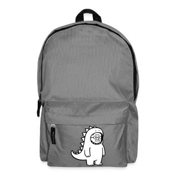Carnival grouch grandpa - Backpack - elephant grey - Front