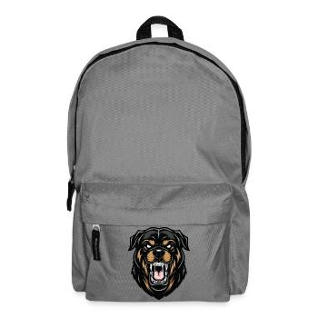 Rottweiler Alpha Guardian Dog Strength - Backpack - elephant grey - Front