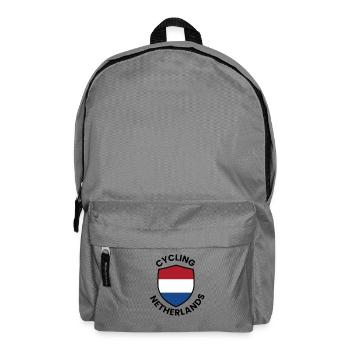 Blason du vélo néerlandais - Sac à dos - gris éléphant - Devant