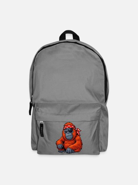 orang-utan-pirat - Rucksack - Mittelgrau